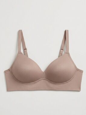 Warner's Nude Longline Wirefree Seamless Bra 34B